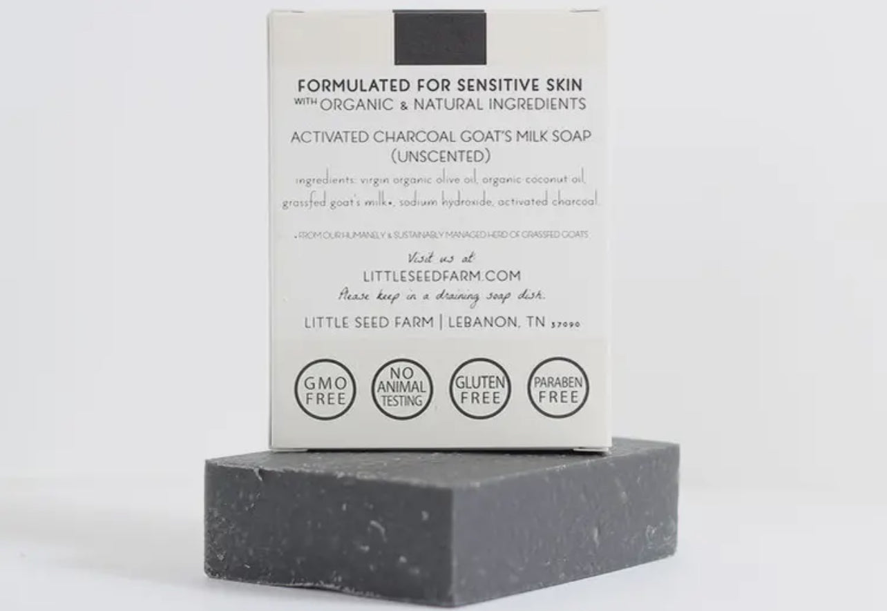 Activated Charcoal Bar Soap - Detoxifying